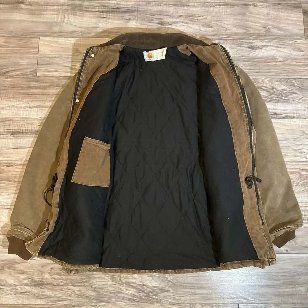 Vintage 80's Carhartt Jacket 3x XXXL Blanket Lined Made In Usa CQ7182